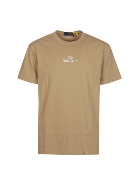 T-shirt aus baumwoll Ralph Lauren beige