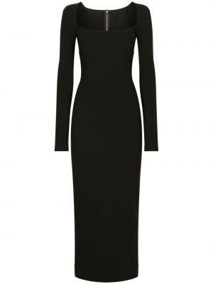 Večerna obleka Dolce & Gabbana črna