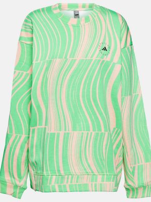Bluza z nadrukiem Adidas By Stella Mccartney zielona