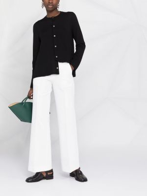 Pantalones de cintura alta Junya Watanabe blanco
