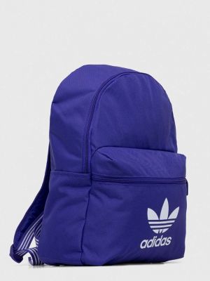 Plecak z nadrukiem Adidas Originals fioletowy