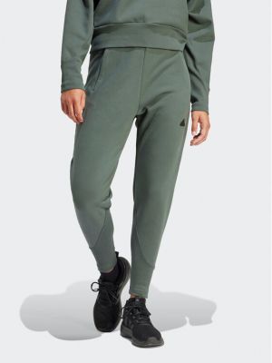 Sportovní kalhoty Adidas zelené