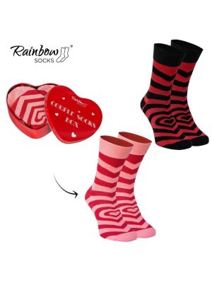 Κάλτσες με μοτίβο καρδιά Kesi