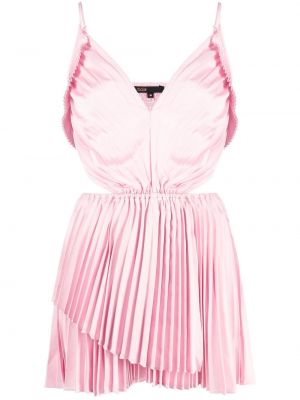 Плисирана мини рокля Maje розово