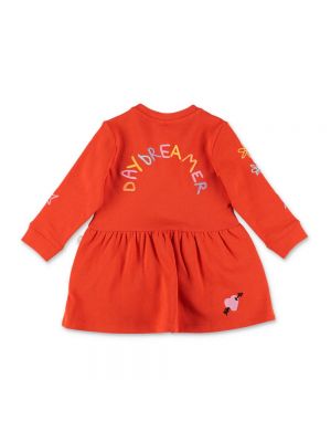 Sukienka Adidas By Stella Mccartney pomarańczowa