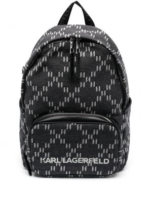 Plecak żakardowy Karl Lagerfeld