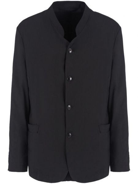 Opretstående krave blazer Giorgio Armani sort