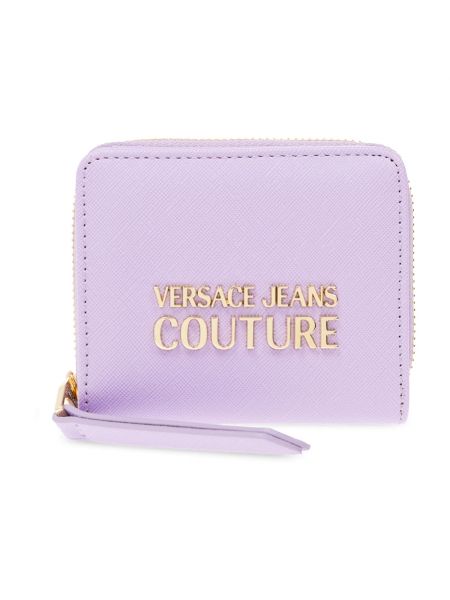 Portfel Versace Jeans Couture fioletowy