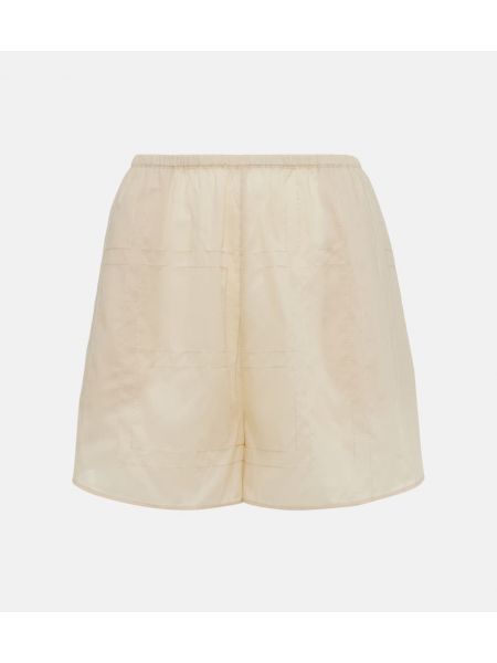 Bomuld shorts Toteme beige