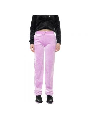Różowe spodnie sportowe Juicy Couture