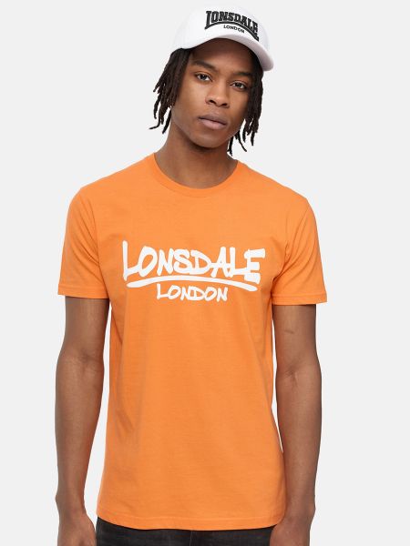 Футболка Lonsdale оранжевая