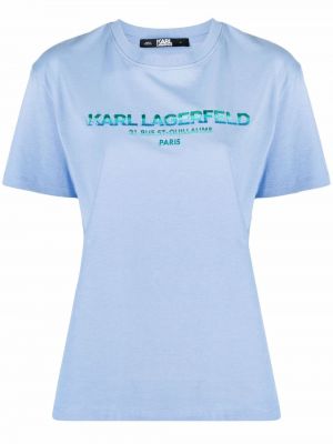 Camiseta Karl Lagerfeld azul