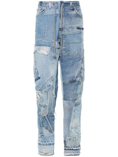 Skinny jeans Greg Lauren blau