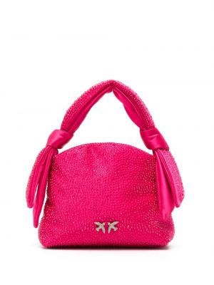Shopper kabelka Pinko růžová