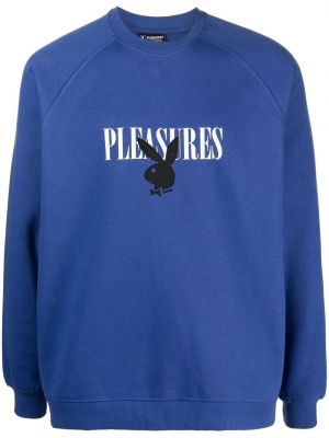 Rund hals trykt sweatshirt Pleasures lilla