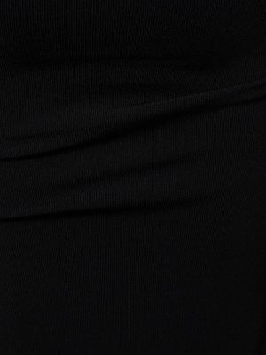 Μίντι φόρεμα Toteme μαύρο