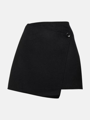 Asymetrické mini sukně s vysokým pasem Proenza Schouler černé