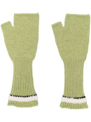Rękawiczki z kaszmiru Barrie zielone
