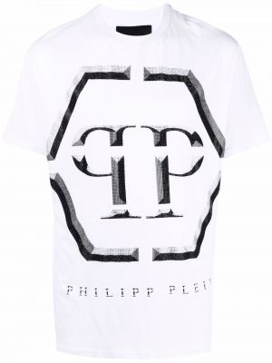 Тениска Philipp Plein бяло