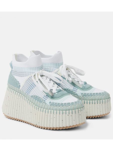 Kama süet sneaker Chloé mavi