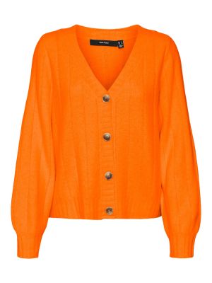 Kardigán Vero Moda oranžová
