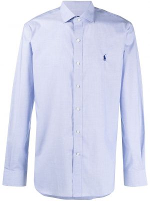 Camisa con bordado Polo Ralph Lauren azul