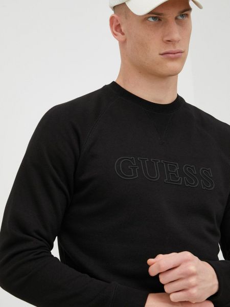 Bluza z okrągłym dekoltem Guess czarna