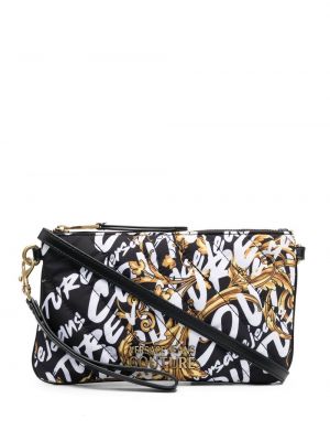 Trykt clutch Versace Jeans Couture svart