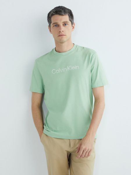 Camiseta con efecto degradado Calvin Klein verde