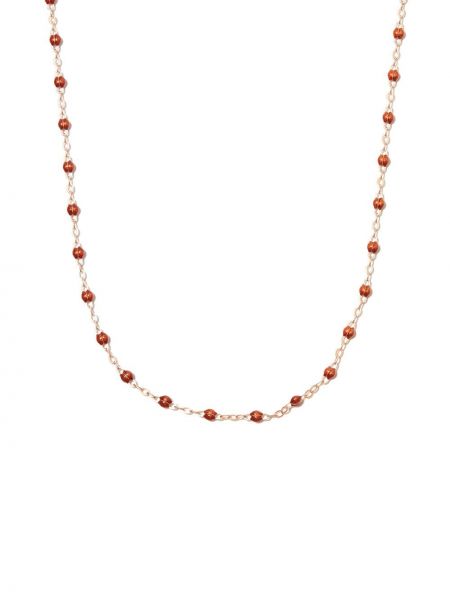 Z růžového zlata náhrdelník s korálky Gigi Clozeau