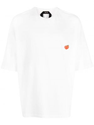 Тениска от джърси N°21 бяло