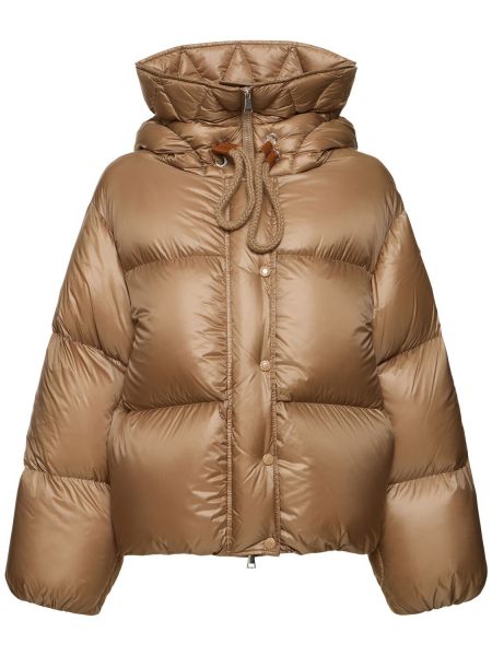 Nylon untuvatakki Moncler ruskea