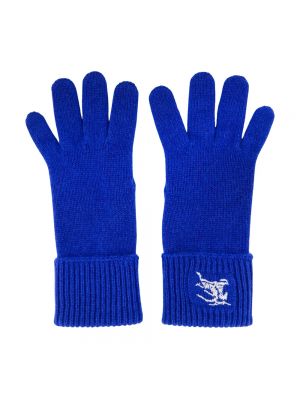 Rękawiczki Burberry niebieskie