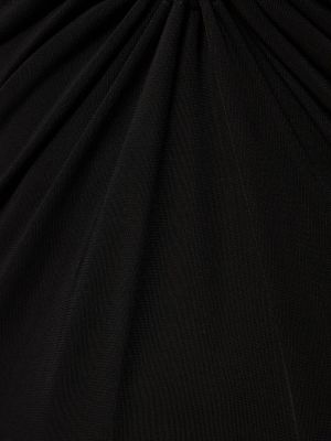 Sukienka długa z wiskozy Christopher Esber czarna