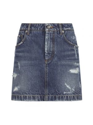 Spódnica jeansowa Dolce And Gabbana niebieska