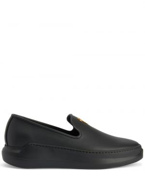 Pantofi loafer din piele Giuseppe Zanotti negru