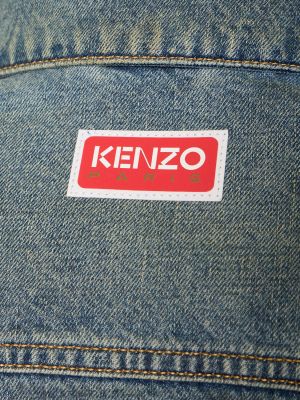 Kurtka jeansowa bawełniana Kenzo Paris niebieska