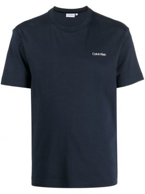 T-shirt à imprimé Calvin Klein bleu