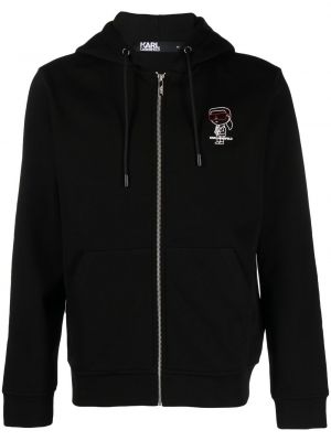 Hoodie Karl Lagerfeld svart