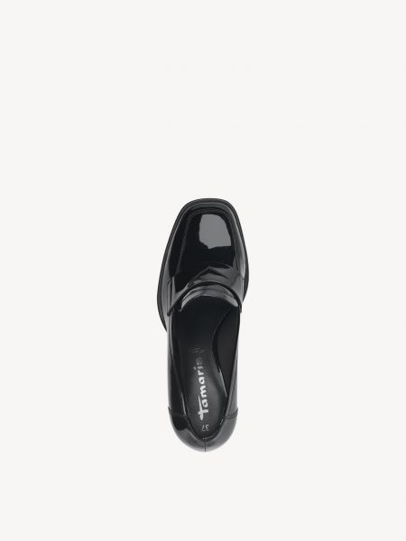 Лаковые туфли Tamaris черные