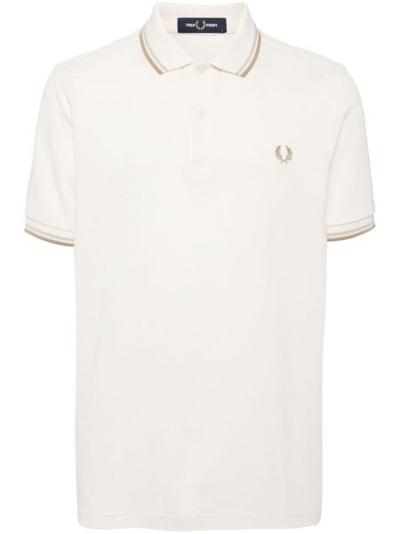 Poloshirt med broderier Fred Perry