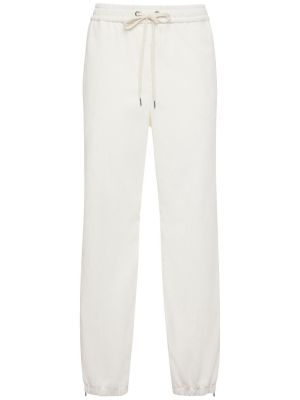Pantaloni Moncler alb