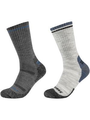 Vlněné ponožky Skechers šedé