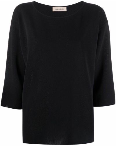 Jersey manga tres cuartos de tela jersey Gentry Portofino negro