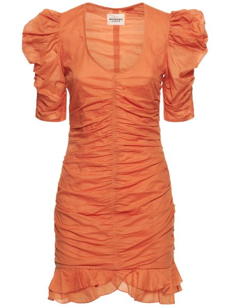 Bomull dress Marant Etoile oransje