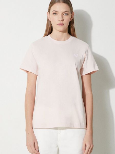 Jersey pamut póló New Balance rózsaszín