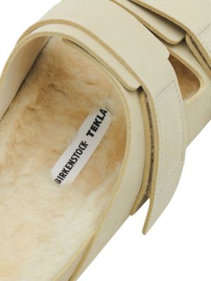 Semišové sandále Birkenstock Tekla béžová