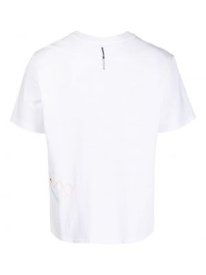 Kokvilnas t-krekls ar apdruku Nick Fouquet balts