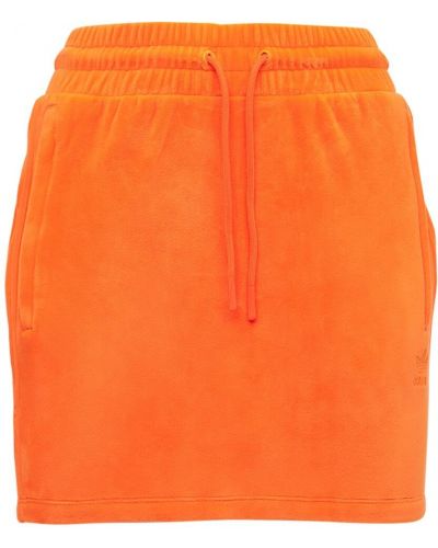 Spódnica Adidas Originals pomarańczowa