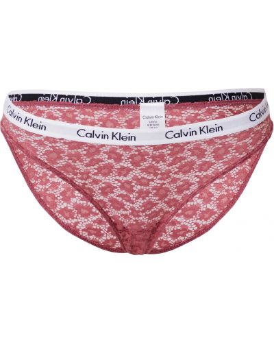 Calvin Klein Underwear Nohavičky 'BIKINI'  malinová / čierna / biela